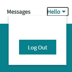 Log out button