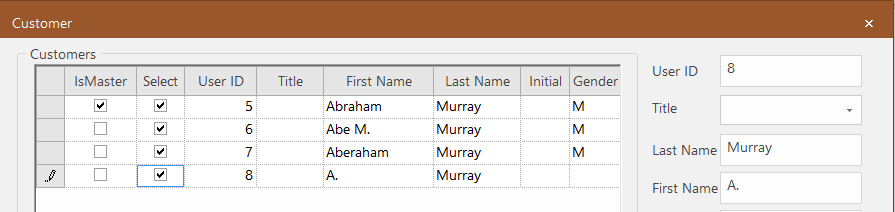 Sample duplicate records