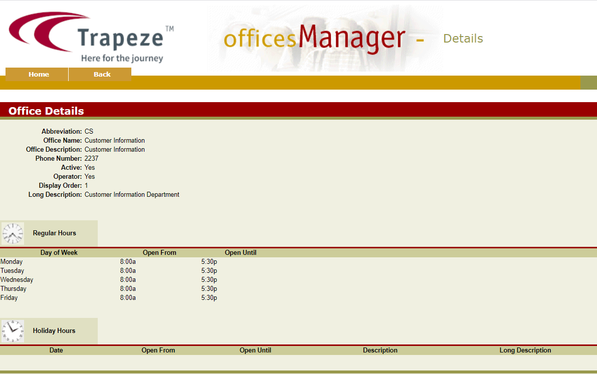 Detail Office Manager